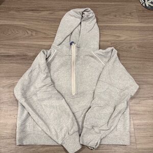 Offline cropped quarter zip